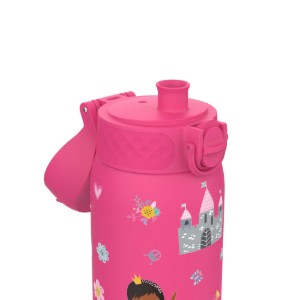 Vizes palack gyerekeknek, rozsdamentes acél, 400 ml, Princess - Ion8