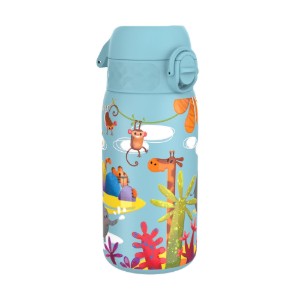 Vizes palack gyerekeknek, rozsdamentes acél, 400 ml Safari - Ion8