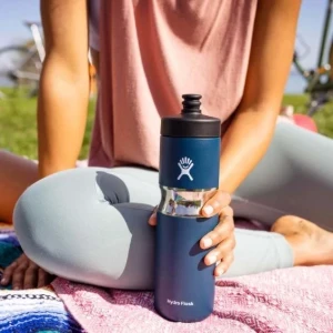 Kupak hőszigetelő palackhoz, műanyag, "Sport Wide", Black - Hydro Flask