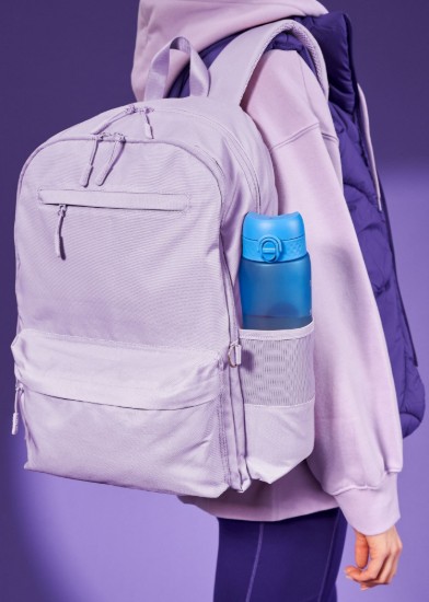 Vizes palack "Times To Drink", recyclon™, 1L, Blue&Pink - Ion8