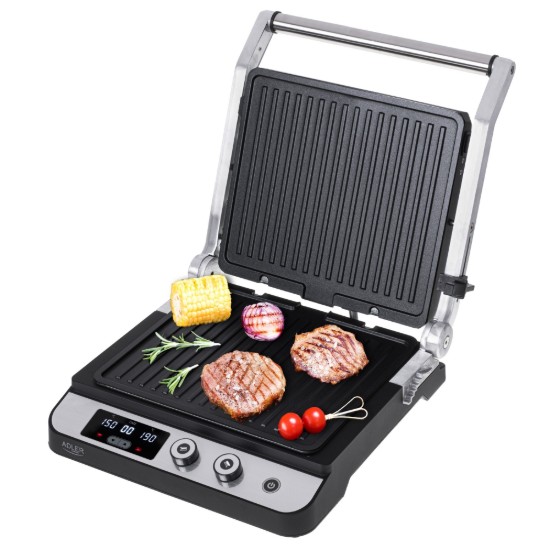 LED 2 az 1-ben elektromos grill, 3000W - Adler
