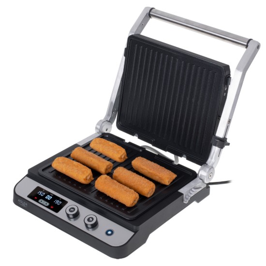 LED 2 az 1-ben elektromos grill, 3000W - Adler