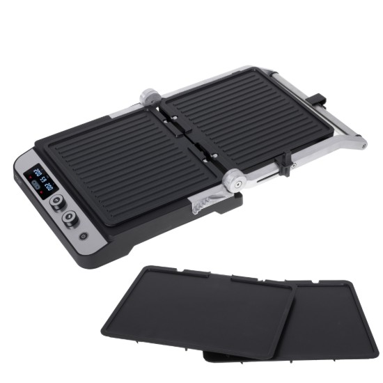 LED 2 az 1-ben elektromos grill, 3000W - Adler