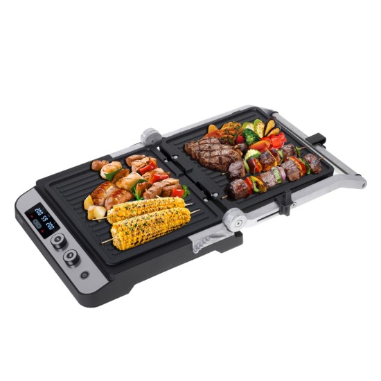 LED 2 az 1-ben elektromos grill, 3000W - Adler
