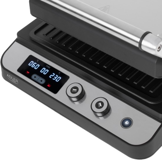 LED 2 az 1-ben elektromos grill, 3000W - Adler