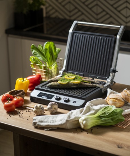 LED 2 az 1-ben elektromos grill, 3000W - Adler
