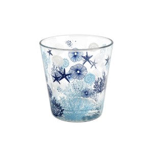 3 db vizespohár készlet, üvegből, 270 ml "Coral" - Decover