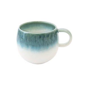 Bögre, porcelán, 375 ml, zöld, "Nuances" - Nuova R2S