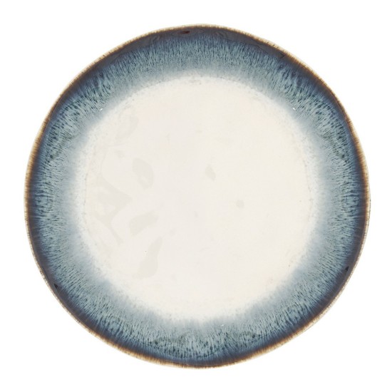 Tányér, porcelán, 21 cm, kék, "Nuances" - Nuova R2S
