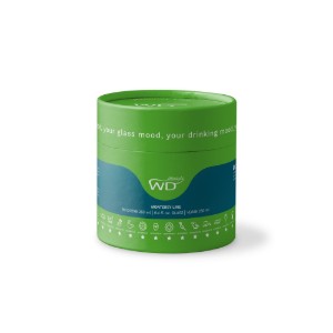 Belső díszítésű ivópohár, boroszilikát üveg, 250 ml, sütőtök - WD Lifestyle