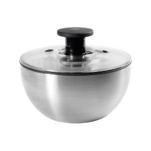 Saláta szárító, rozsdamentes acél, 26cm/5L - OXO