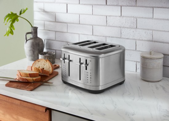 4 nyílásos kenyérpirító, 1960 W, rozsdamentes acél - KitchenAid