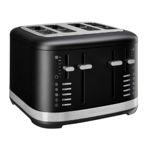 4 nyílásos kenyérpirító, 1960 W, Matte Black - KitchenAid