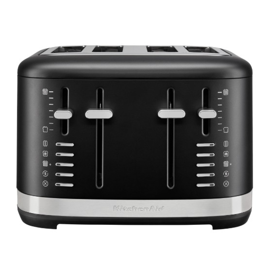 4 nyílásos kenyérpirító, 1960 W, Matte Black - KitchenAid