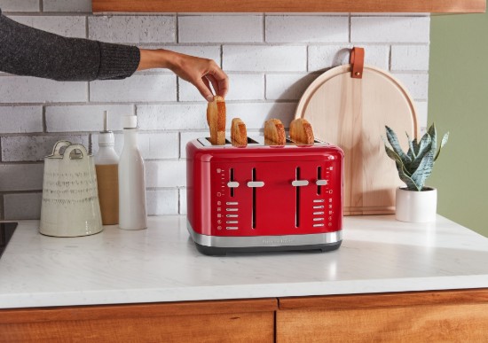 4 nyílásos kenyérpirító, 1960 W, Empire Red - KitchenAid