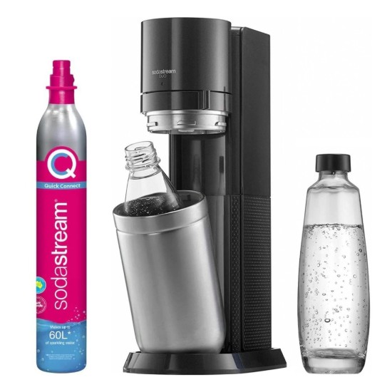 DUO szódakészítő, 2 üveggel, Metallic Black - SodaStream