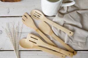 5 részes edénykészlet, 36 cm, bambusz, "Natural Elements" - Kitchen Craft