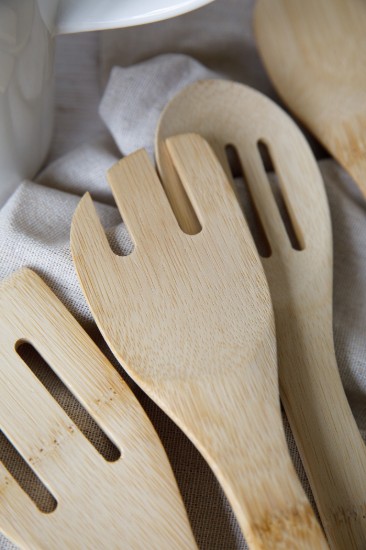 5 részes edénykészlet, 36 cm, bambusz, "Natural Elements" - Kitchen Craft