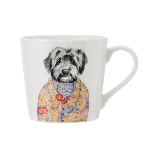 Porcelán bögre, 380 ml, kutya dizájn - Mikasa