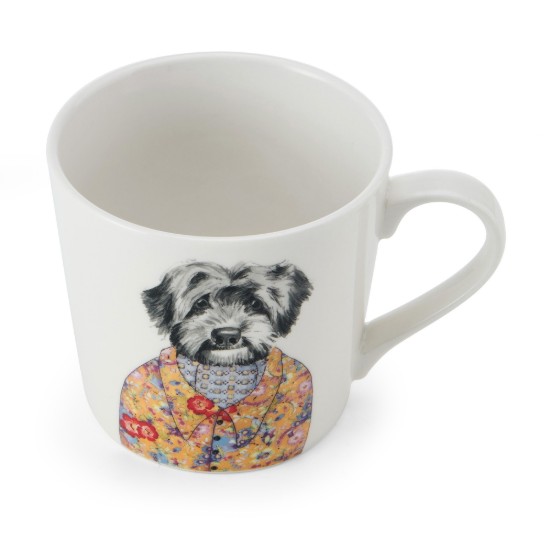 Porcelán bögre, 380 ml, kutya dizájn - Mikasa
