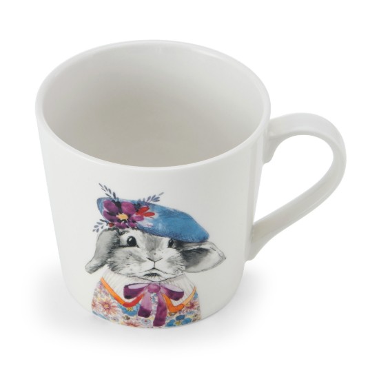 Porcelán bögre, 380 ml, nyuszi modell - Mikasa
