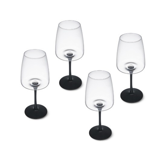 4 vörösboros pohárból álló készlet, kristályos üvegből, 450 ml, "Palermo" - Mikasa