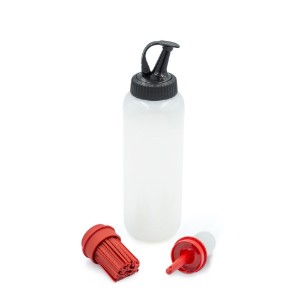 Szószos üveg, 3 cserélhető véggel, 350 ml, műanyag, "Master Class" - Kitchen Craft