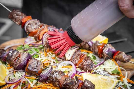 Szószos üveg, 3 cserélhető véggel, 350 ml, műanyag, "Master Class" - Kitchen Craft