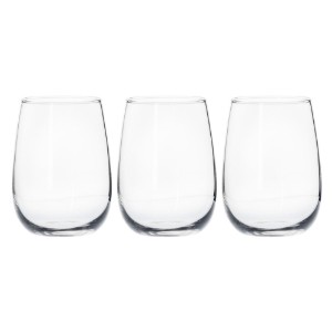 Borgonovo ~ 380 ml-es  "Ducale"3 db.- os üveg pohár szett