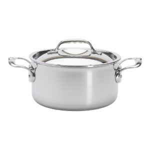 Rozsdamentes acél lábas fedővel, 5-Ply, 20cm/3,4L "Affinity" - de Buyer