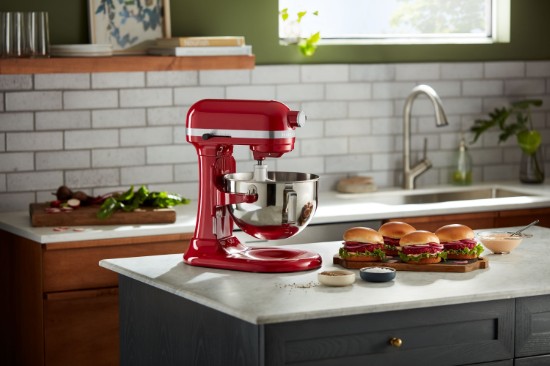 Keverő 5,2 literes edénnyel, HEAVY DUTY modell, Empire Red - KitchenAid