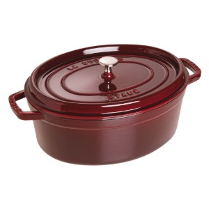 Staub - 33 cm / 6.7 litres Grenadine - Ovális Cocotte öntöttvas fazék 