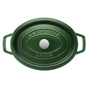 Staub - 27 cm / 3.2 literes ~ Basil - Ovális Cocotte öntöttvas edény