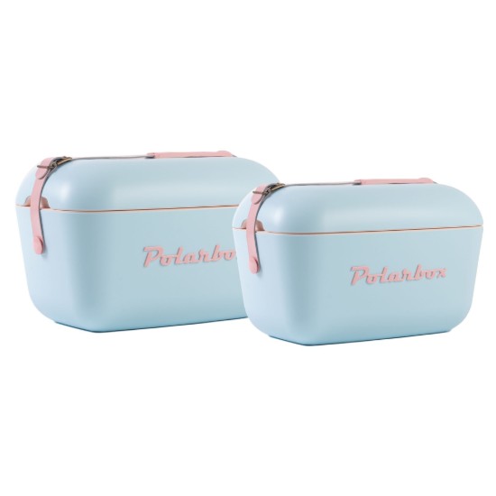 Hűtődoboz, 12 L, "Pop", Sky Blue - Baby Rose - Polarbox