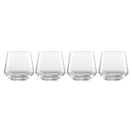 4 db-os whiskys pohár készlet, kristályos üveg, 398 ml, "Pure" - Schott Zwiesel