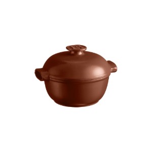 Kerámia Cocotte főzőedény, 22,5 cm/2L, "Delight", Sienna - Emile Henry