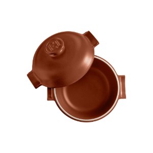Kerámia Cocotte főzőedény, 22,5 cm/2L, "Delight", Sienna - Emile Henry