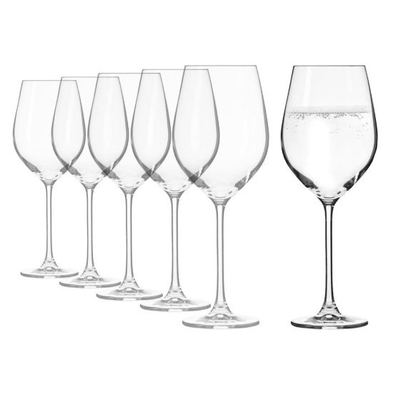 6 db-os vizespohár készlet, kristálytüveg, 500ml, "Splendour" - Krosno