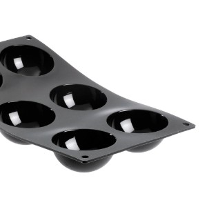 Szilikon forma 6 félpesztő, 30 x 17,5 cm - de Buyer