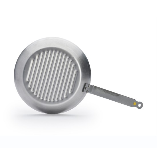 Grill serpenyő, acél, 26 cm, "Mineral B" - de Buyer