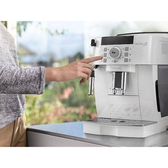 Automata eszpresszógép, 1450W, "Magnifica S", fehér - DeLonghi