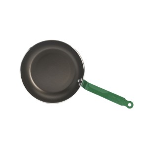 de Buyer - 24 cm-es "Choc Resto Induction" tapadásmentes serpenyő, Zöld nyéllel