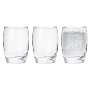 Borgonovo 3 darabos pohárkészlet, üveg, 270 ml, "Aurelia"