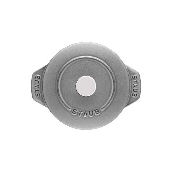 Staub - Mini Cocotte edény rizsnek, öntöttvas, 12cm/0,75L, Graphite Grey