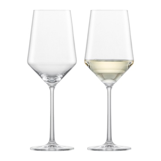 2 részes Sauvignon Blanc borospohár készlet, kristályos üveg, 408 ml, "Pure" - Schott Zwiesel