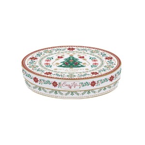 4 desszerttányérból álló készlet, porcelán, 19 cm, "Christmas Folk" - Nuova R2S