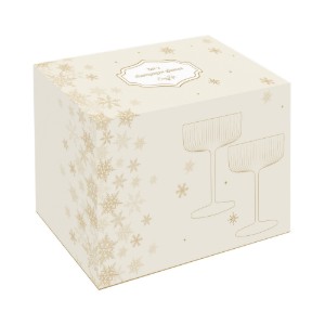 2 db koktélos pohár készlet, üvegből, 250 ml, "Gold" - Nuova R2S