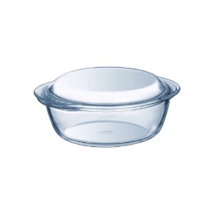 Kerek tányér, hőálló üvegből, 1,6L + 0,5L, "4 in 1" - Pyrex