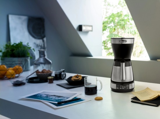 Kávéfőző ICM16731, 1200 W, Ezüstfekete - DeLonghi