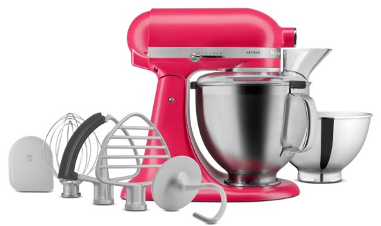  KitchenAid - Mixer tállal 4.7L, Artisan 195, Hibiscus 